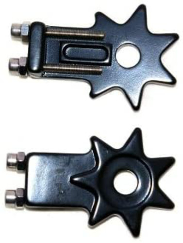 Bmx bike star chain adjusters - star,